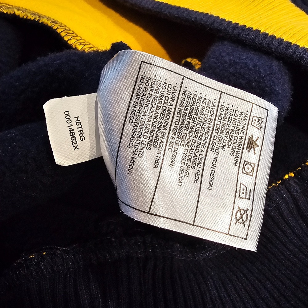 VTG Nike Team West Virginia Mountaineers Hoodie Center Swoosh NCAA Y2K Size L - Picture 11 of 12
